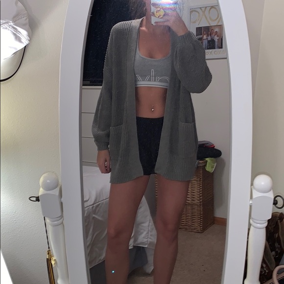 Urban Outfitters Sweaters - urban outfitters gray cardigan